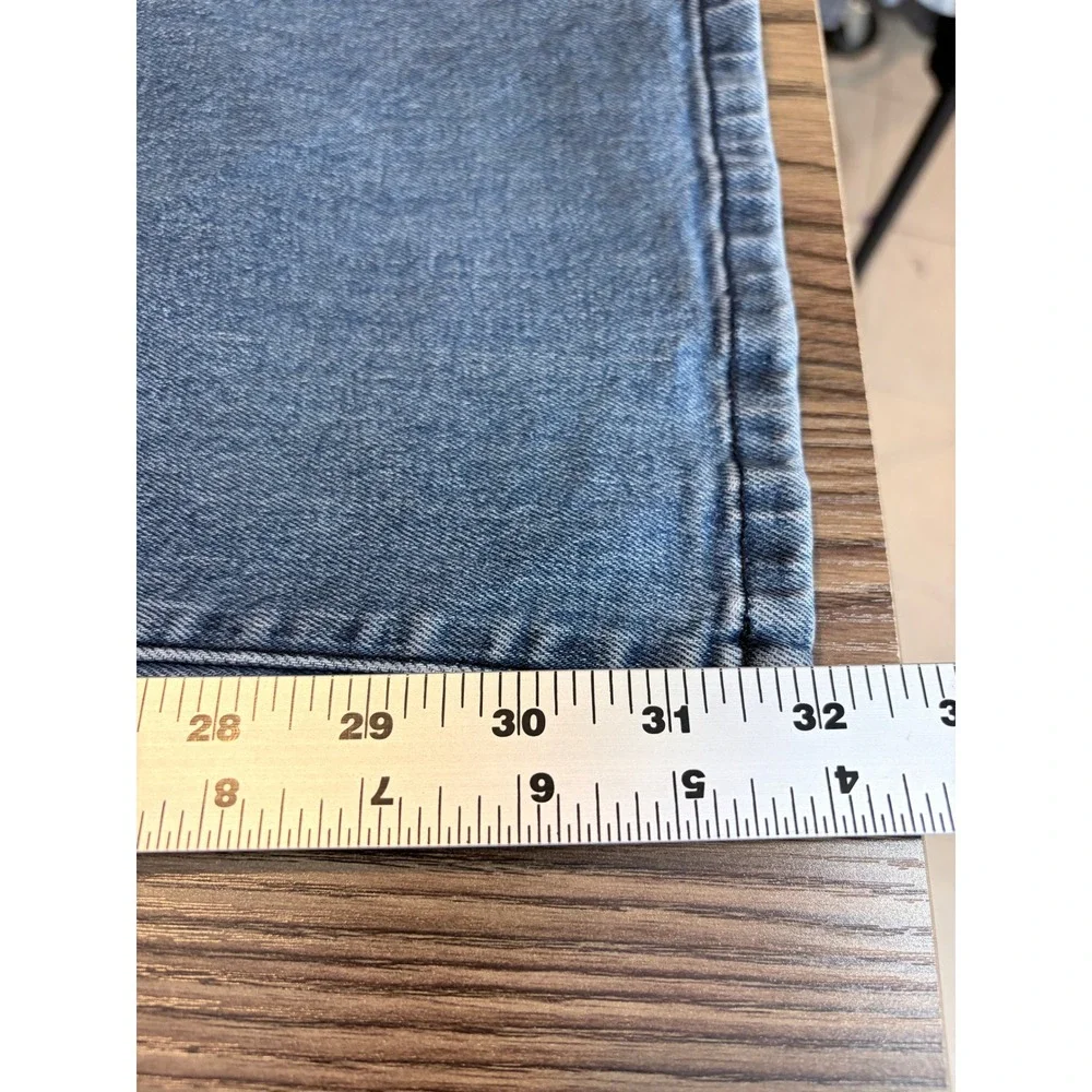 Rudes‎ Denim Los Angeles Straight Leg Jeans Medium Wash Button Fly Size 32 USA